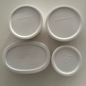 CorningWare White Lid Collection